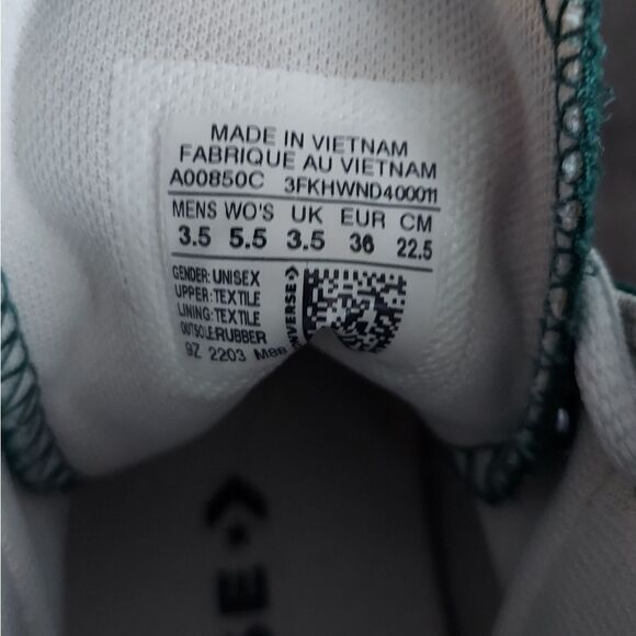 Converse Chuck Taylor All Star Lugged 2.0 High-Top Sneakers Green Size 5.5 Women - Picture 10 of 12